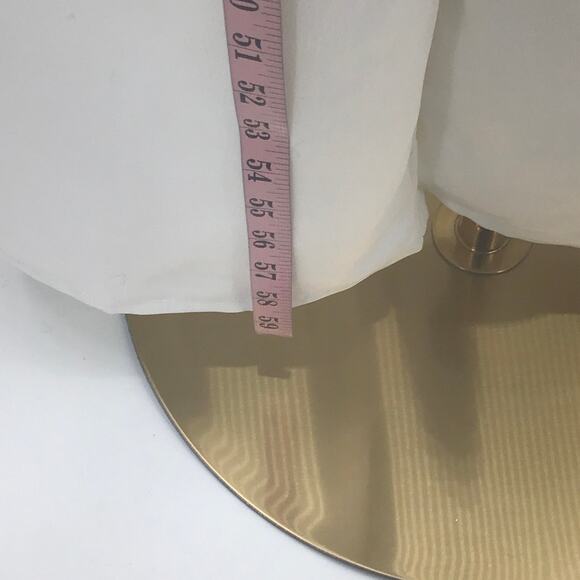 LULU'S S Ivory Off White Lifetime of Romance Backless Wide-Leg Jumpsuit B170 - Picture 4 of 11